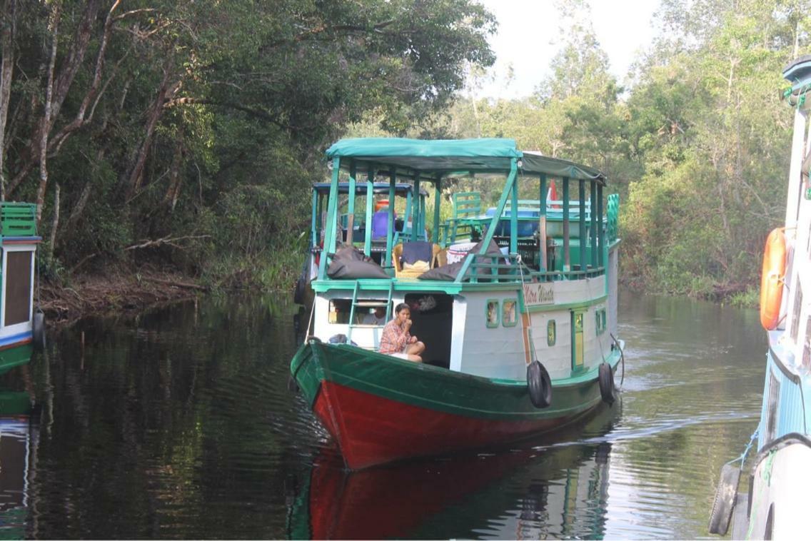 פאנגקלאן בון Orangutan Shaka Houseboat With Cabin מראה חיצוני תמונה
