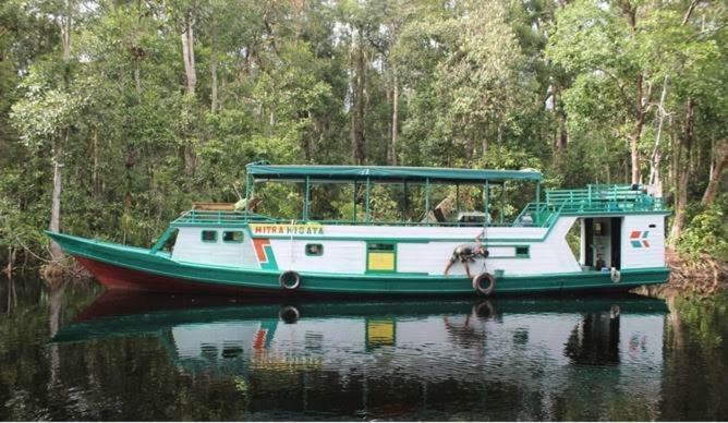 פאנגקלאן בון Orangutan Shaka Houseboat With Cabin מראה חיצוני תמונה